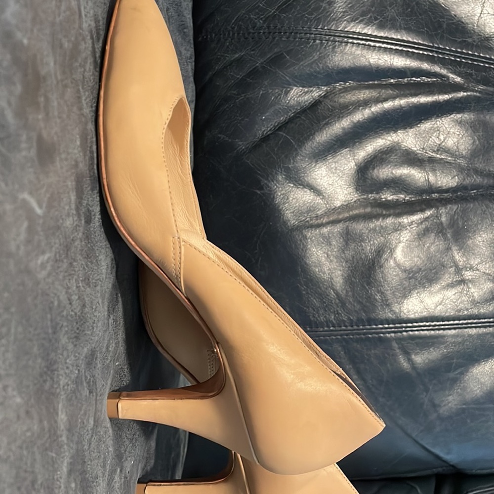 Loeffler Randall Nude Kitten Heels. Worn 1x to a wedding. Perfect for weddings! - Picture 6 of 8